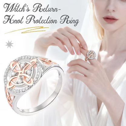 💍Handmade Witch's Return-Knot Protection Ring💞Protect Your Loved Ones