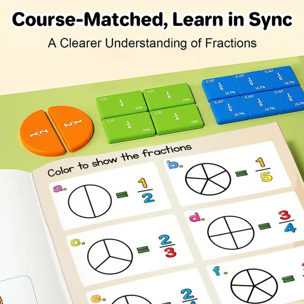 📚🧲Magnetic Fraction Demonstration Book