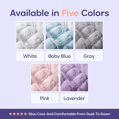 Mellow Puff Pillow☁️–Soft Quilted Puff Grid Design Pillow🌙✨