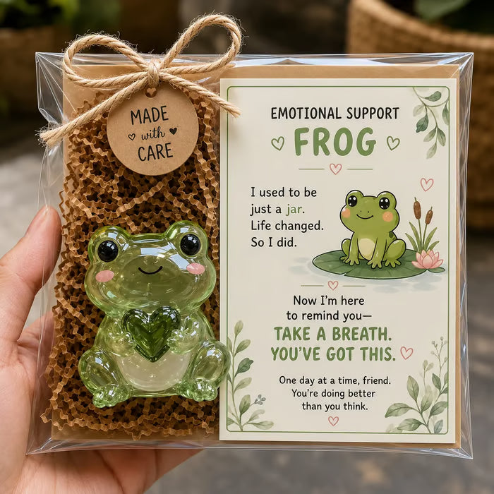 💌 Emotional Support Glass Animal Gift Set | 7 Meaningful Designs with Encouragement Card & Gift-Ready Packaging ✨