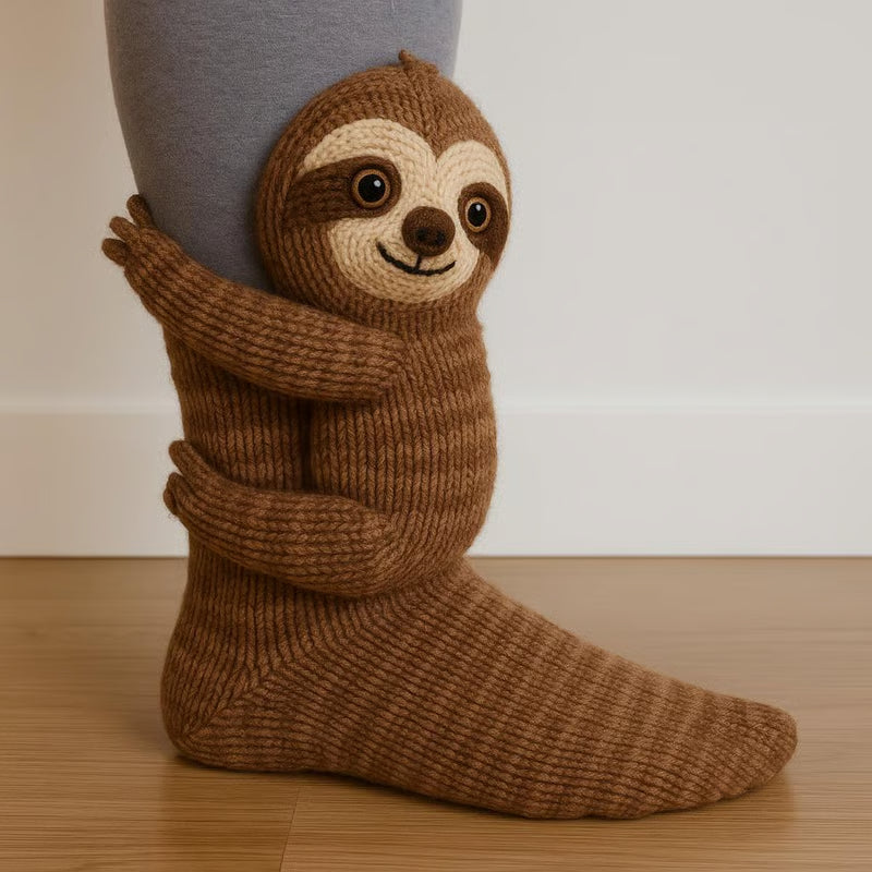 Cosy 3D Knit Animal Socks, Cute & Comfy for You or a Lovely Gift 💝