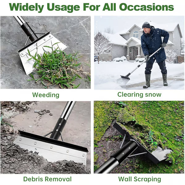 Heavy-Duty Multi-Purpose Garden Scraper & Ice Breaker