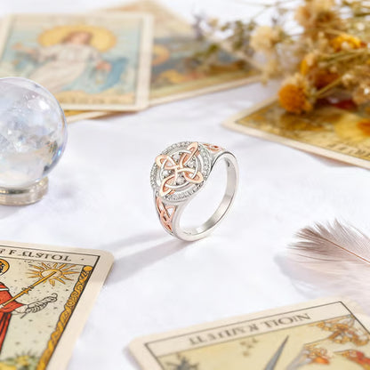 💍Handmade Witch's Return-Knot Protection Ring💞Protect Your Loved Ones