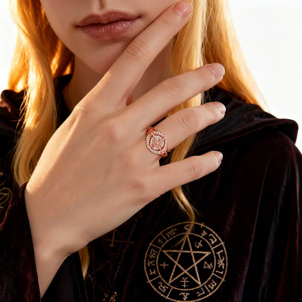 💍Handmade Witch's Return-Knot Protection Ring💞Protect Your Loved Ones