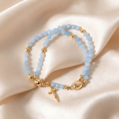 ✝️100% Handcrafted rosary bracelets📿