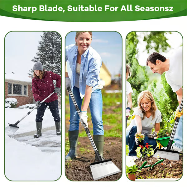 Heavy-Duty Multi-Purpose Garden Scraper & Ice Breaker